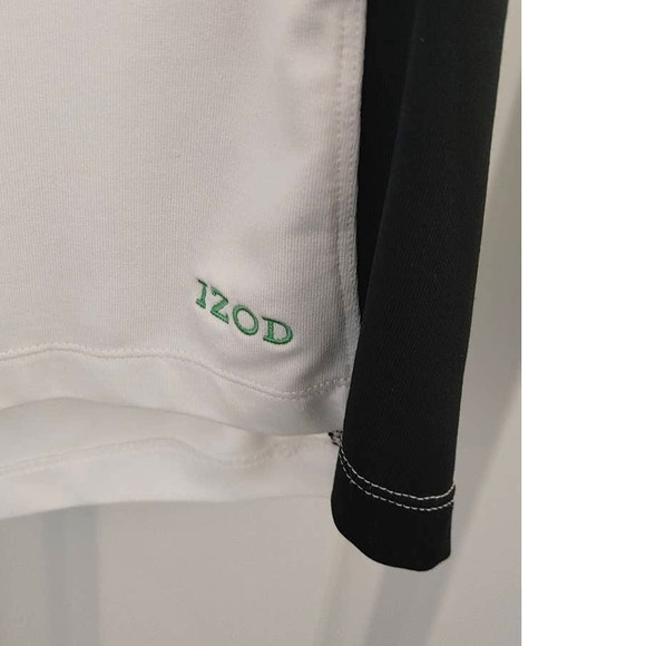 Izod Cool FX Golf Top Vneck Polo Sleeveless Medium Vented - Picture 3 of 4